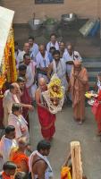 HH Swamiji's visit to Shri Mathada Vinayaka Devasthan, Salemane, Neerkanta, Shirali (16 Feb 2025)